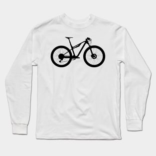 Canyon Lux Mountain Bike Silhouette Long Sleeve T-Shirt